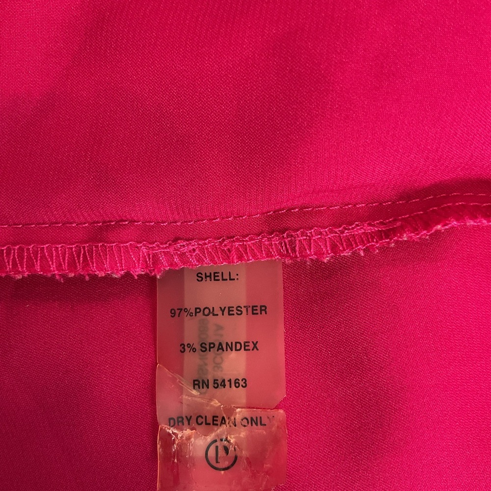 Calvin Klein Women's Fuchsia Sleeveless Blouse - Picture 6 of 6
